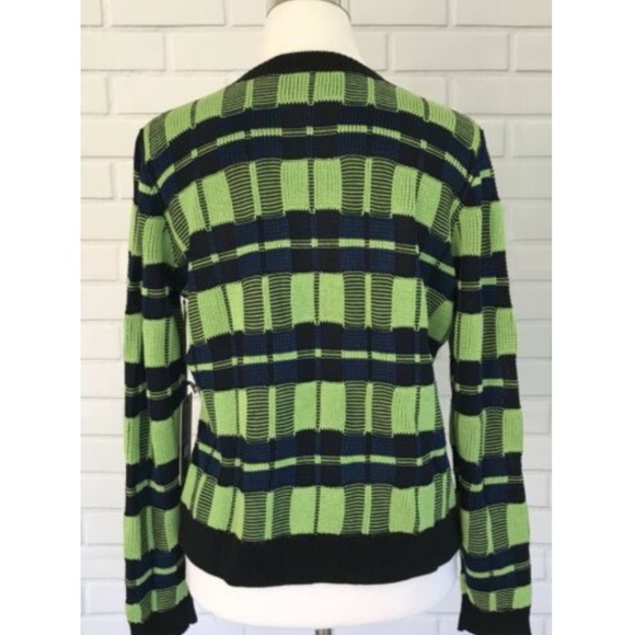 Rondina Multi Color Plaid Cardigan Sweater - Picture 3 of 7